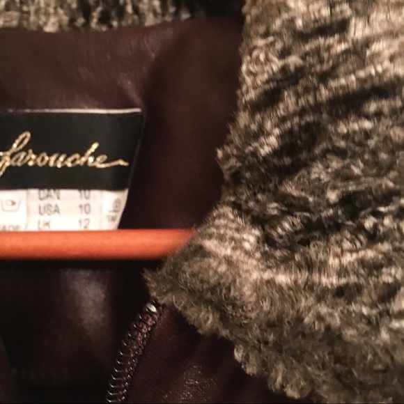 Farouche Faux Leather Longline Jacket & Pant Set - Picture 7 of 10